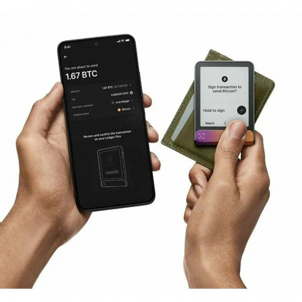 Аппаратный криптокошелек Ledger Flex, Ferro Fuchsia в Нижневартовске