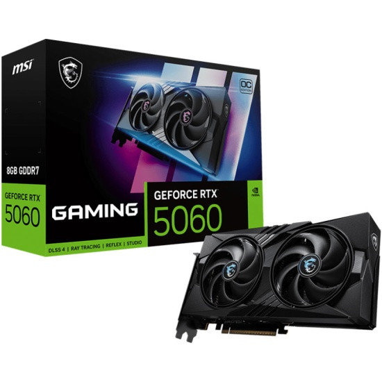 Видеокарта MSI RTX 5060 8 ГБ RTL (RTX 5060 8G GAMING OC) в Нижневартовске