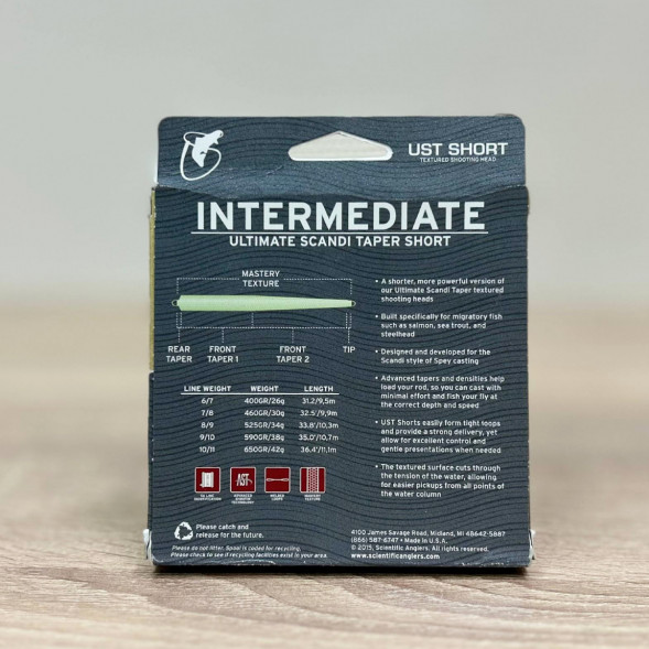 Рыболовная леска Scientific Anglers UST Short St-10/11-I Intermediate 125215 в Нижневартовске