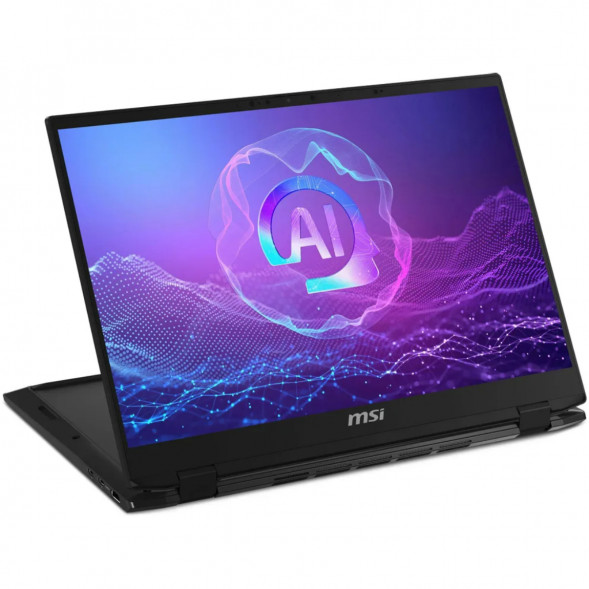 Ноутбук трансформер MSI Summit 16 AI Evo A2HMTG-057RU (16&amp;quot;, IPS, Intel Core Ultra 7 255H 2ГГц, 16 ядер, 16ГБ LPDDR5, 1ТБ SSD, Intel Arc 140T, Windows 11 Home), черный в Нижневартовске