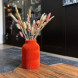 Ваза для сухоцветов HatRom Wave, оранжевый в Нижневартовске