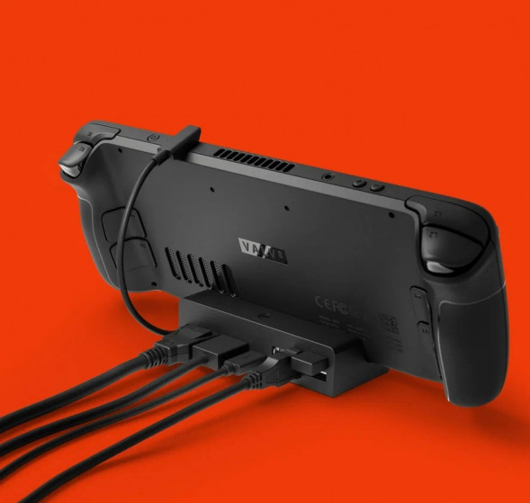 Игровая приставка Valve Steam Deck 64 ГБ SSD, черный в Нижневартовске