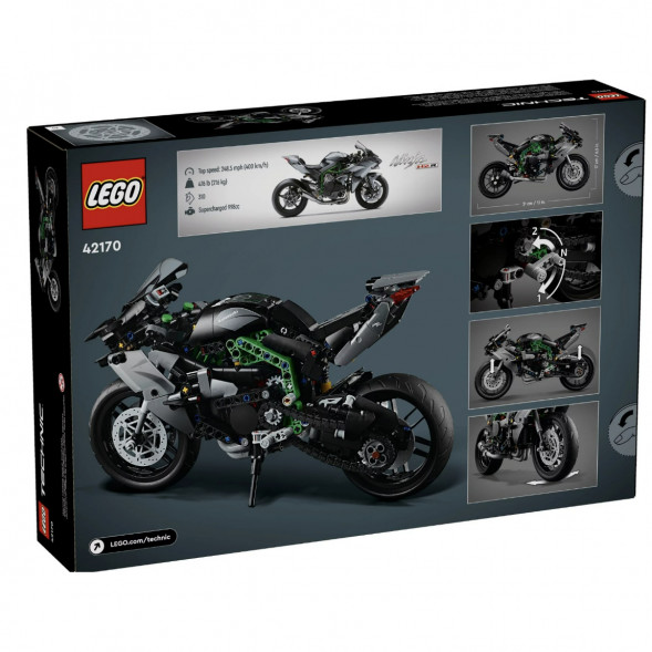 Конструктор LEGO Technic 42170 Мотоцикл Kawasaki Ninja H2R в Нижневартовске