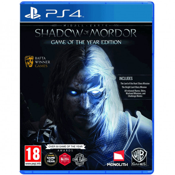 Игра Middle Earth: Shadow Of Mordor. Game of the Year Edition [PS4, русские субтитры] в Нижневартовске