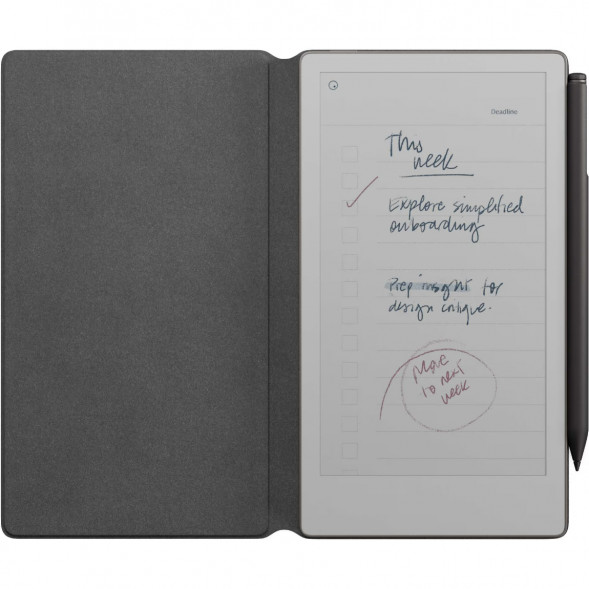 Графический планшет reMarkable Paper Pro Move + Стилус MarkerPlus + Чехол BookFolio Premium Leather, Black в Нижневартовске