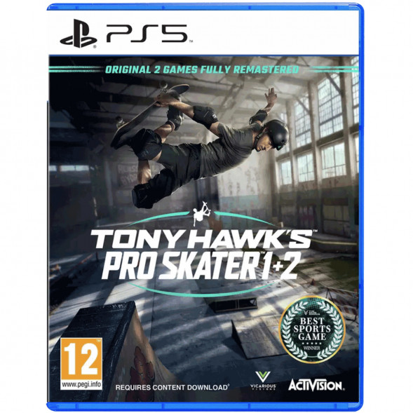 Игра Tony Hawk&amp;#039;s Pro Skater 1+2 [PS5, английская версия] в Нижневартовске