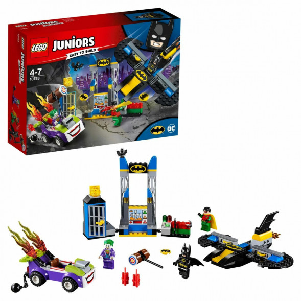 Конструктор LEGO Juniors 10753 Нападение Джокера на Бэтпещеру в Нижневартовске