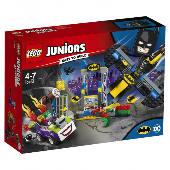 Конструктор LEGO Juniors 10753 Нападение Джокера на Бэтпещеру в Нижневартовске