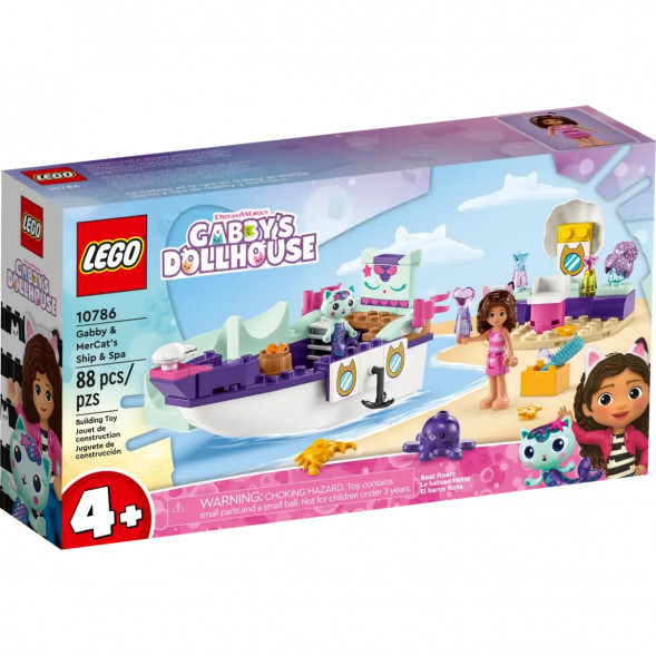 Конструктор LEGO Gabby&amp;#039;s Dollhouse 10786 Корабль и спа Габби и МерКэта в Нижневартовске