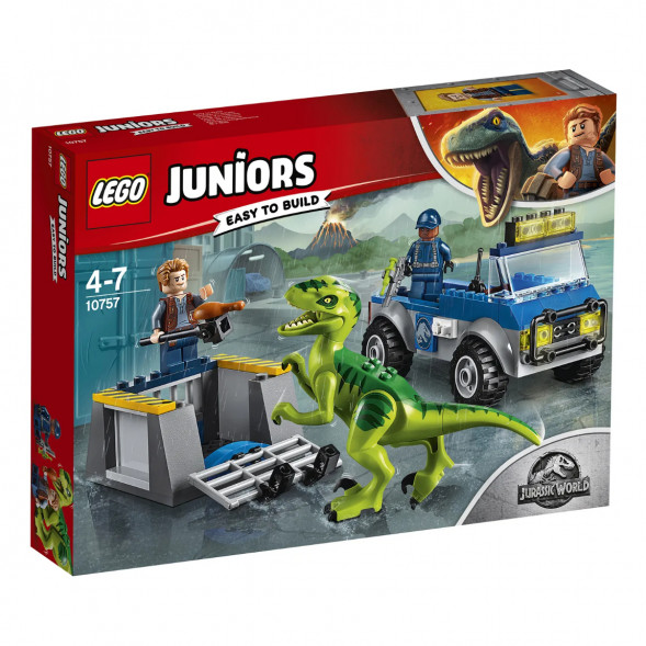 Конструктор LEGO Juniors 10757 Грузовик спасателей для перевозки раптора в Нижневартовске