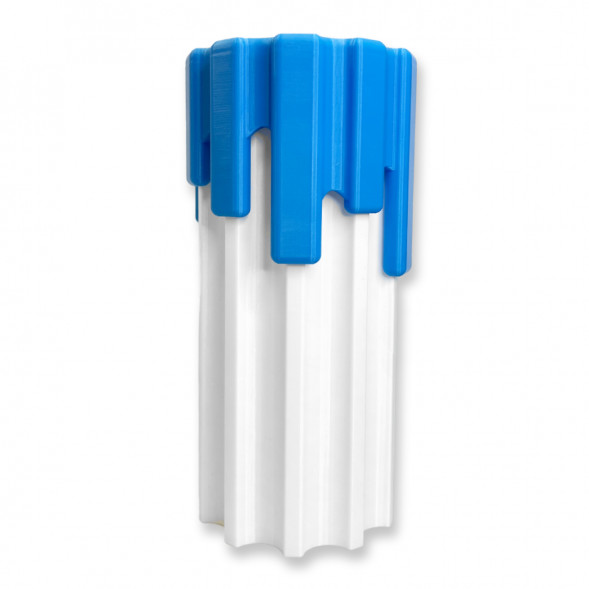 Ваза HatRom Drip, белый-синий в Нижневартовске