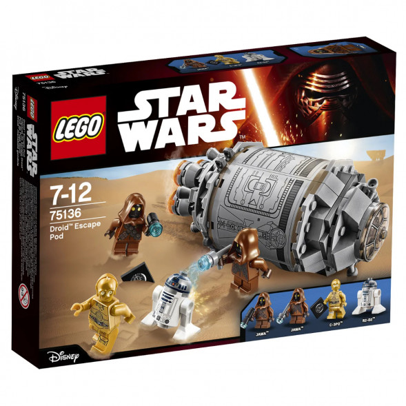 Конструктор LEGO Star Wars 75136 Спасательная капсула дроидов в Нижневартовске